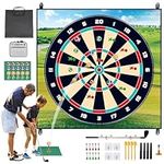 FINCOME Golf Chipping Game Mat Set,