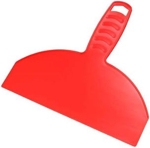 uxcell Putty Scraper 8" Plastic Flexible Putty Knives Disposable Spreader for Taping Drywall Wall Painting Red