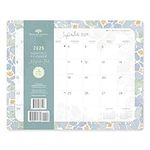 2025 Watercolor Rosako Floral Annual Monthly Magnetic Refrigerator Pad by Bright Day,16 Month 20.3 x 25.4 cm (8" x 10"), September 2024 - December 2025