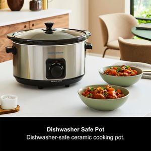 Morphy Richards 6.5L Slow Cooker – Large Capacity Electric Cooker