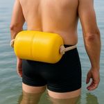 Hope Kart Swim Floating Floats Swimming Floatation Waist Belt for Men Women Adults Teens for Training Back Support with Cotton Rope 20 mm Yellow Pack of 1