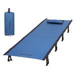 KingCamp Folding Camping Beds Ultralight only 4.8 lbs Camp Cot for Adults Portable Camp Bed Compact Portable Camping Cot Comfortable for Travel Fishing Picnic Office Indoor Outdoor Tents Guest Bed
