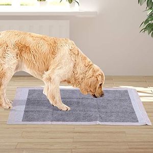 PaWz 400 Pcs 60x60cm Charcoal Pet Puppy Dog Toilet Training Pads Ultra Absorbent, Large Disposable Bamboo Change Potty Pee Pad Leak-Proof Blanket Mat