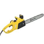 DURHAND 2000W Powerful Electric Chainsaw, 16" Aluminium Blade Portable Corded Chain Saw, 7250rpm Chain Saw for Garden Tree Pruning, 13m/s Chain Speed Auto Chain Lubrication to Cut Wood, Yellow