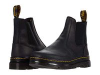 Dr. Martens Unisex-Adult Embury Leather Chelsea Boot, Black Wyoming, 6 Women/5 Men