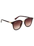 Voyage UV Protected Cateye Sunglasses for Women's(Brown Frame | Brown Lens | B6101MG3176)