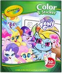 Crayola Color & Sticker Book, My Little Pony, Themed Line Art Pages, Color with My Little Pony, Includes Stickers