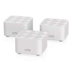 NETGEAR Orbi Whole Home Mesh WiFi System (RBK13) – Eliminate WiFi Dead Zones and Enhance Speeds, Covers up to 4,500 sq. ft. with 1 Router & 2 Satellites