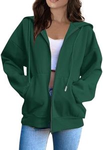 UDAUDU Plain Hoodies for Women Long Sleeve Fashion Crops Hoodie for Women Fall Athletic Frill Soft Sweatshirts Womens Green Xxl