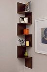 Brown Corner Shelf