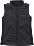 Bienzoe Women Quilted Casual Vest: 