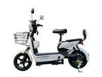 Ultrabikes City Ride Electric Moped For Adults With Lithium Ion Battery, White
