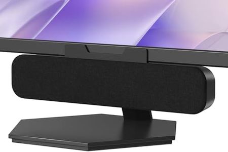 ZETIY Altoparlante per PC, Casse per pc Fisso, USB Portatile Mini Soundbar, Alimentazione USB, Monitorare Casse PC per Telefono, Notebook, PC, Laptop, Desktop - Plug and Play （Nero）