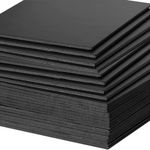 20 Pack Black Foam Boards 11x14in, Black Foam Core Boards Baking Board Mat Board Center, 3/16in(5MM) Thick Black Poster Polystyrene Boards Crafts Foam Sheet for Projects Art Display(280x355mm)