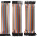 WWZMDiB 120 Pin Breadboard Jumper Wires Length 20cm, 40pin Male to Female, 40pin Male to Male, 40pin Female to Female