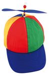 Boxer Gifts Helicopter Propeller Cap Hat | Adult Unisex | Rainbow Fancy Dress, Nerd, Party | Funny Secret Santa Gift