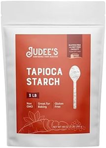 Judee’s Tapioca Starch 3 lb - Non-GMO, Gluten-Free and Nut-Free - Great for Gluten-Free Baking, Cooking, Thickening, and Making Boba - Packaged in the USA