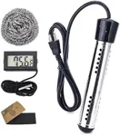 BlueStars 2000W Immersion Water Heater - 304 Stainless Steel Anti-scalding Bucket Electric Heater - Portable Water Heater with Digital LCD Thermometer for Bathtub & Pools