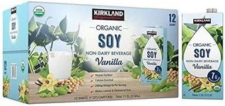 Kirkland Signature Organic Non-Dairy Vanilla Soy Beverage Cartons: 12 ct. (32 fl. oz)