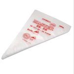 Homebakers Mart Polythene Plastic Icing Piping Bags (Big Size) for Cake/Pastry/Cupcake Decorating - 100 Pcs (Transparent)