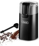 Gevi One-Touch Button Electric Coffee Grinder Coffee Bean Grinder for Coffee Espresso Latte Mochas, Noiseless Operation Coffee Serving Sets