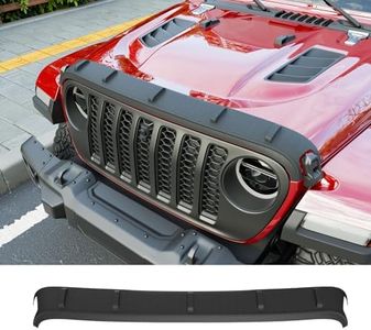 powoq Hood Deflector Compatible with 2020-2025 Jeep Gladiator JT Hood Protector Wrangler JL Shield TPE Deflector Replacement for 2020-2025 Jeep Gladiator JT Accessories