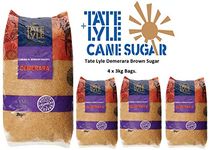 Tate & Lyle 12kg Brown Demerara Sugar Poly Bag {4 x 3kg Bags}