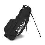 Titleist Players 5 Stand Bags, Black/Black/White