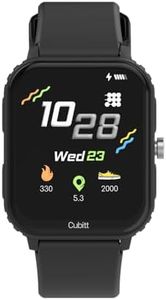 Cubitt Teens Smart Watch Fitness Tracker for Teens, with Heart Rate, Blood Pressure, Blood Oxygen, Sleep Monitor, 20+ Games, Alarms, Activity Tracker 1.69'' HR Touch Screen, IP68 Waterproof