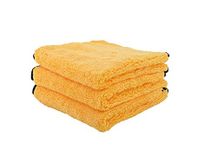 Chemical Guys Men's Mic_507_03 automotive microfiber drying chamois, Gold, 24 x16 UK