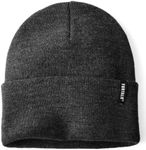 FURTALK Beanie Hat for Men Women Winter Hats for Women Men Soft Warm Unisex Cuffed Beanie Knitted Skull Cap Black Grey