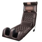 WDWDW Full Body Massage Mat with Heat for Back Pain Relief,Back Massage Bed with 10 Vibrating Motors,whole Body Vibration,Kneading,and Massage Of The Neck,Spine,Waist,and Back