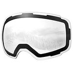 OutdoorMaster Ski Goggles PRO Replacement Lens (VLT 99% Clear Lens with Free Carrying Pouch)