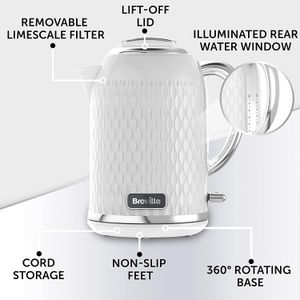 Breville Curve Electric Kettle 1.7L – White