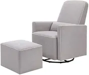 DaVinci Olive Upholstered Swivel Gl