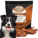 Sweet Potato Dog Treats- Dehydrated North American All Natural Thick Cut Sweet Potato Slices, Grain Free, No Preservatives Added, Best High Anti-Oxidant Healthy Dog Chew by Brutus & Barnaby (8 oz)