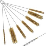 16IN Extra Long Brass Tube Brushes Bottle Brush Wire Tube Brushes,Long Wire Cleanling Brushes Tube Cleaning Lab Brushes Straw Cleaner Brush Wire Bottle Brush Pipe Cleaner for Tubes,Bottle,Glass