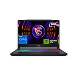 MSI Katana 15, Intel Core i7-13700H, 40CM FHD 144Hz Gaming Laptop(16GB/1TB NVMe SSD/Windows 11 Home/NVIDIA GeForce RTX 4070, GDDR6 8GB/Black/2.25Kg), B13VGK-2009IN