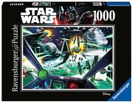 Ravensburger Star Wars: X-Wing Cockpit 1000 Piece Jigsaw Puzzle for Adults - 16919 - Every Piece is Unique, Softclick Technology Means Pieces Fit Together Perfectly, Multicolor, 27 x 19.5