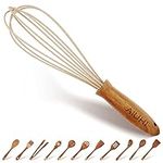Silicone Whisk with Wood Handle,Bal