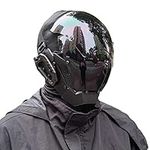 KYEDAY Punk Mask Cosplay for Men, Cosplay Halloween Mask Fit Party Music Festival Accessories