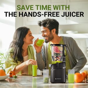 AMZCHEF Cold Press Juicer – 250W Powerful Slow Masticating Extractor
