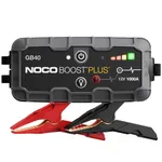 NOCO Boost Plus GB40 1000A UltraSafe Car Jump Starter, Jump Starter Power Pack, 12V Battery Booster, Portable Powerbank Charger, and Jump Leads for up to 4.0-Liter Petrol and 3.0-Liter Diesel Engines