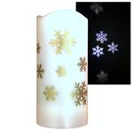 Noma Snowflake Led Candle Ceiling Projector : Battery Powered :3719393