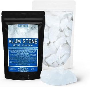 Yerbero - Alum Stone Block 1 LB (453g) | White Alum Crystal Rock - Shaving Stone | Piedra De Alumbre Natural | Natural Deodorant & Antiperspirant | Shaving Stone.