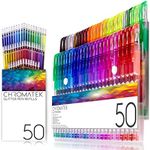 Glitter Pens 100 Set by Chromatek. 