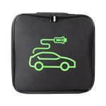 YIJU Jumper Cables Bag Cable Storage Case Electric Vehicle Charger Case Wear Resistant Zipper Closure for Auto Heavy Duty Waterproof EV Cables Bag