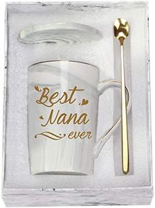 Best Nana Ever Mug Best Nana Coffee Mug Nana Mug Gifts Birthday Mothers Day Gifts for Mom Grandma from Grandkids Granddaughter Grandson Grandchildren Gifts 14 Ounce Gray with Gift Box
