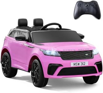 TOBBI Licensed Land Rover VELAR Electric Car for Kid by TOBBI,12V 7AH Ride On Toy for Kids Ages 3-8,Kids Ride On Car w/Remote Control/Music/Safety Belt,Double Doors