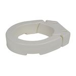 Drive Medical Hinged Toilet Seat Riser, Standard Seat, 1 Each 1 count